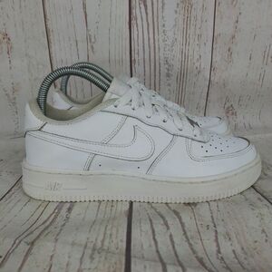Nike Air Force 1 07' Low White Sneakers Women's Size 6.5 Boy's 5Y Shoes